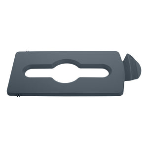 Rubbermaid - Couvercle slim jim rs gris mixte