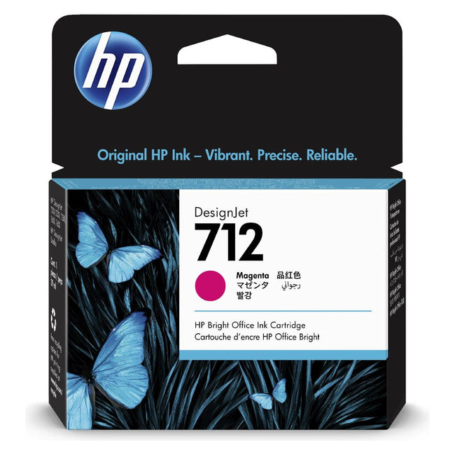 HP - Inkcartridge 712, 29 ml, OEM 3ED68A, Magenta