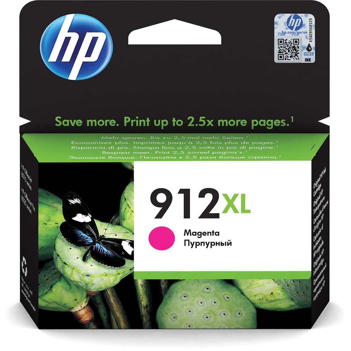 HP - Tintenpatrone 912XL, 825 Seiten, OEM 3YL82AE#BGX, Magenta