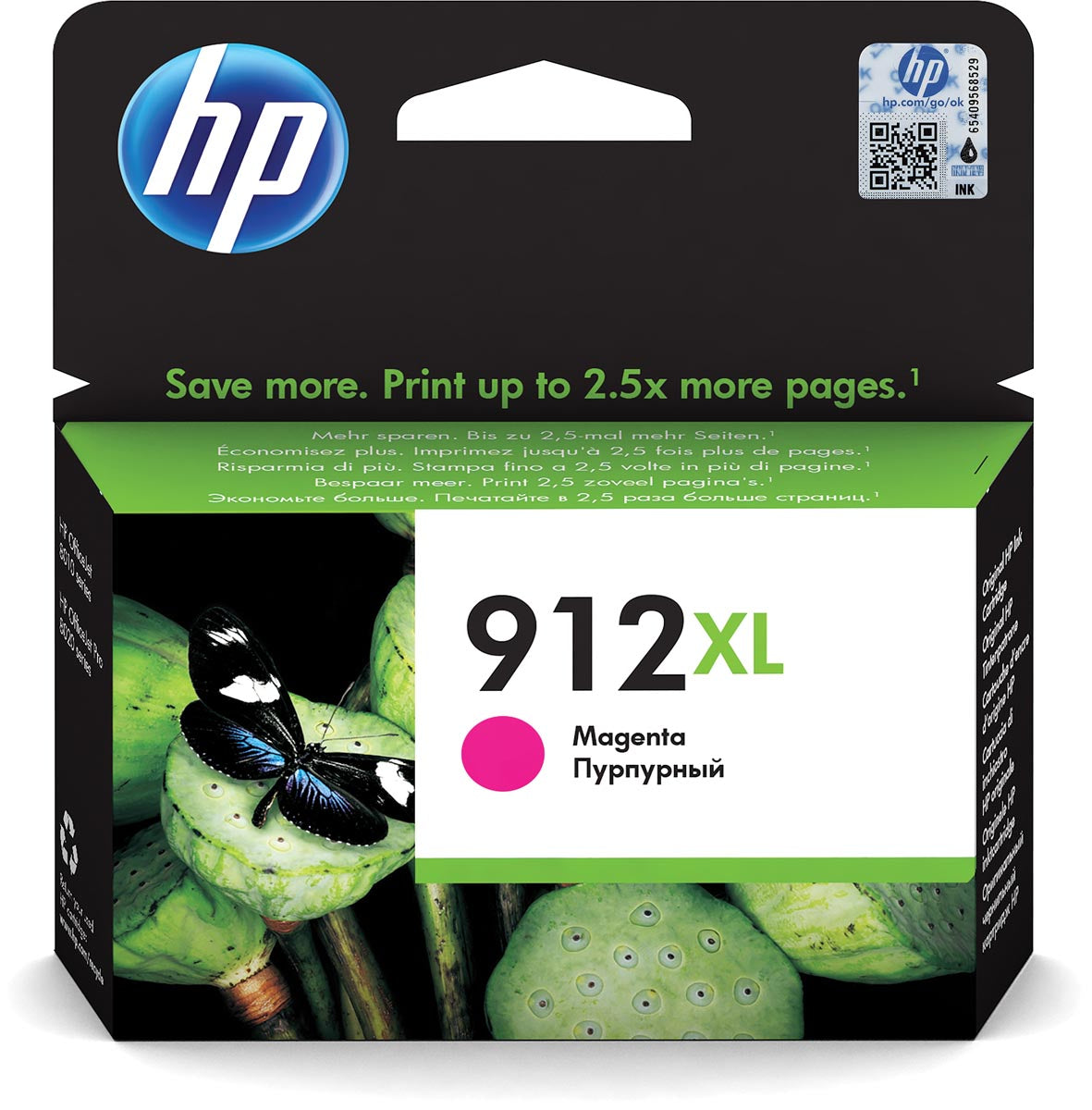 HP - Inkcartridge 912xl, 825 pages, OEM 3yl82ae # bgx, magenta