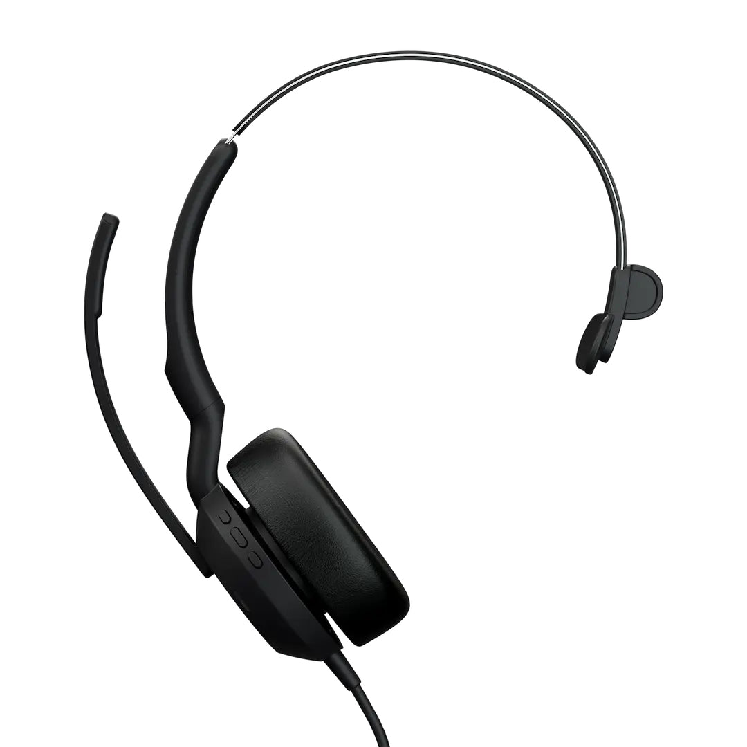 JABRA -   Evolve2 50 Headset Bedraad Hoofdband Kantoor/callcenter USB Type-C / USB Type-A Bluetooth Zwart