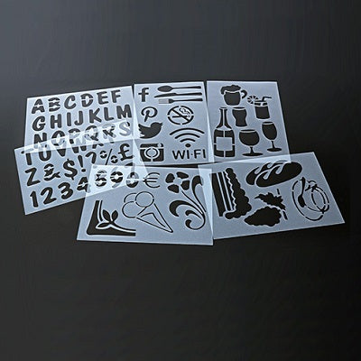 Klika -  Sjablonen set van 5 stuks horeca