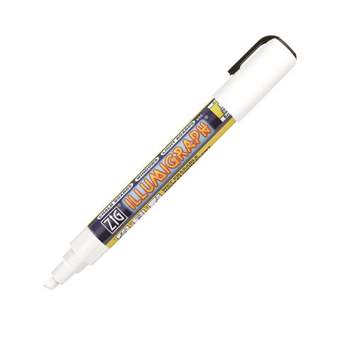 Klika - Marqueur à craie ZIG Illumigraph PMA-510 blanc 50 pièces