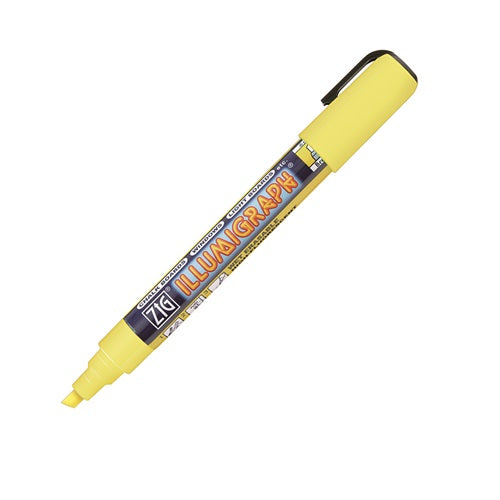 Klika - Marqueur à craie ZIG Illumigraph PMA-510 jaune 50 pièces