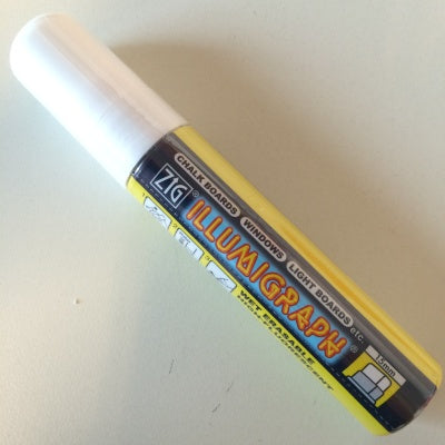 Klika - Marqueur à craie ZIG Illumigraph PMA-720 blanc 30 pièces