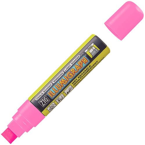 Klika - Marqueur à craie ZIG Illumigraph PMA-720 rose 30 pièces