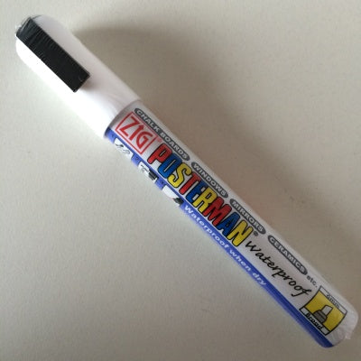 Klika - Posterman PMA-50 marqueur étroit 2-6 mm blanc 50 pièces