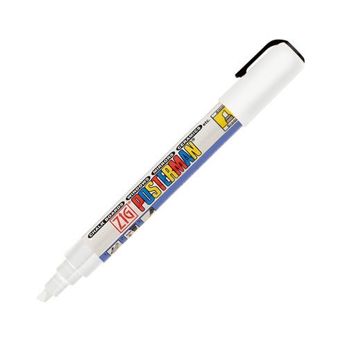 Klika - Posterman PMA-50 marqueur étroit 2-6 mm blanc 50 pièces