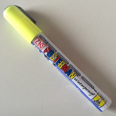 Klika - Marqueur Posterman PMA-50 étroit 2-6mm jaune vif