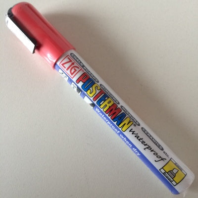Klika -  Posterman PMA-50 stift smal 2-6 mm rood