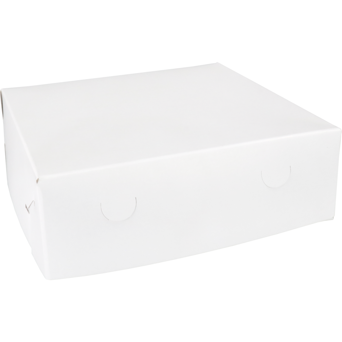 Klika -  Gebaksdoos Zwanenhalsdoos | karton | 25x25x8cm | duplex | wit | 100 stuks