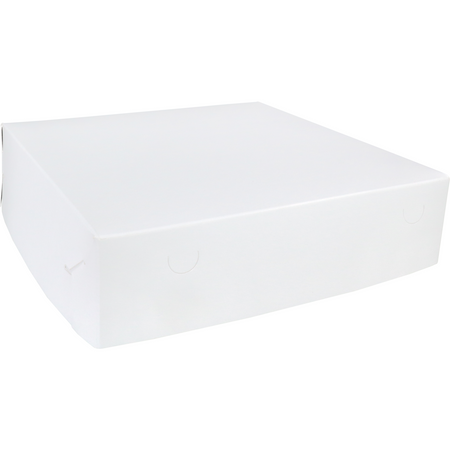 Klika - Col de cygne / boîte d'expédition | carton | 36x36x9cm | duplex | blanc | 50 pièces