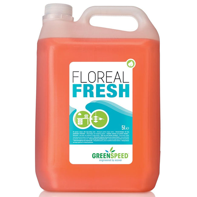 Greenspeed - nettoyant tout usage concentré Floreal Fresh, parfum de fleurs, flacon de 5 litres