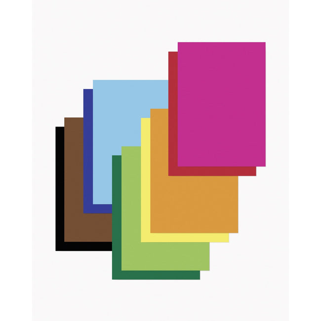 Folia Paper -  Etalagekarton folia 1z 48x68cm 380gr nr312 blauw | 10 stuks