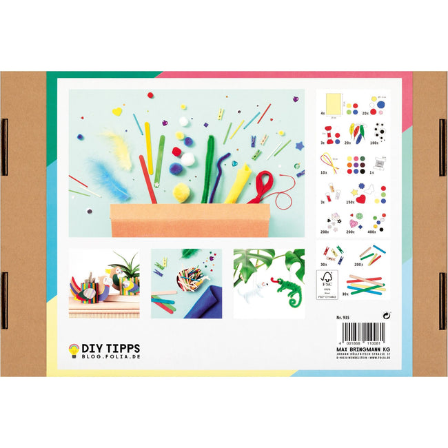 Folia Paper -  Hobby artikelen folia meer dan 1300 stuks assorti