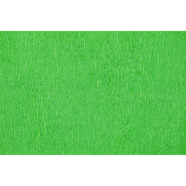 Folia Paper -  Crepepapier folia 50x250cm 10vel 140 geelgroen