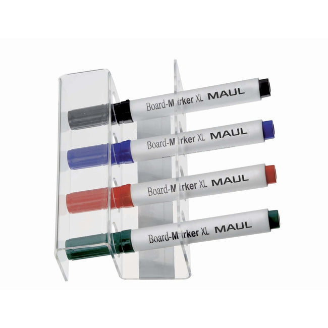 Maul -  Whiteboard stifthouder  acryl magnetisch | 10 stuks