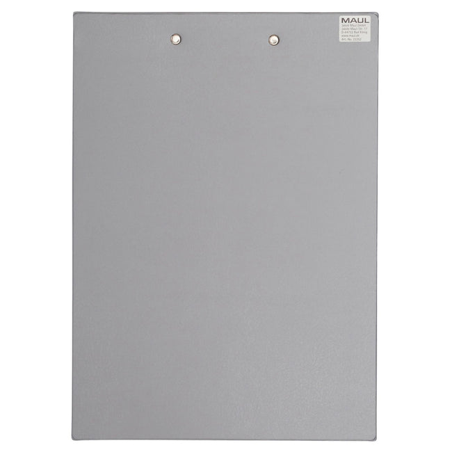 Maul -  Klembord  a4 staand pvc zilvergrijs