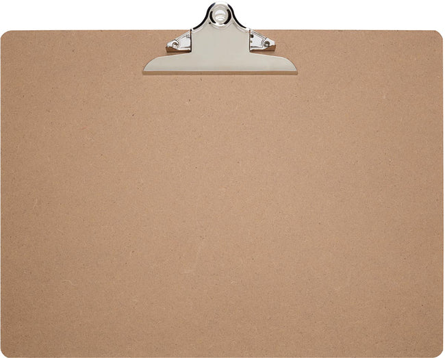 Maul -  klemplaat Classic, hardboard karton, A3 liggend, bruin