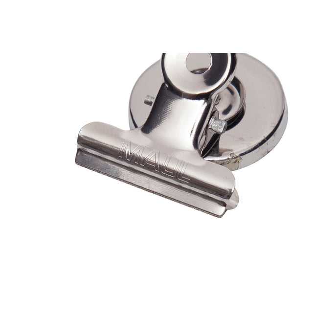 Maul -  Papierklem  bulldog magneet 30mm zilver 2st | 288 stuks