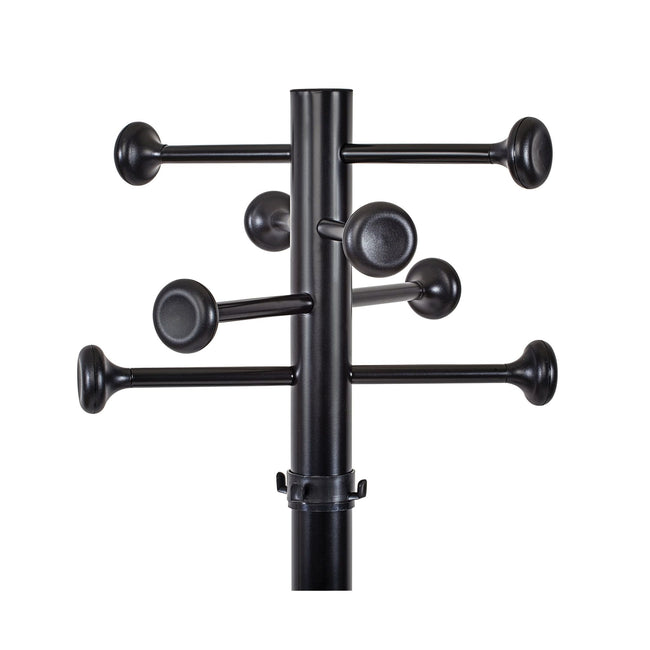 Maul -  Kapstok  grando stnd 175cm 16 haken zw ral9004