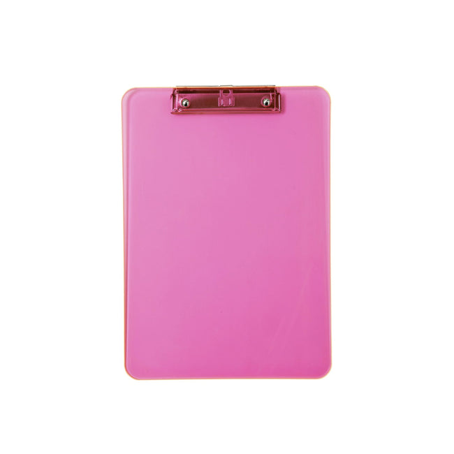 Maul -  Klembord  a4 staand kunststof neon roze