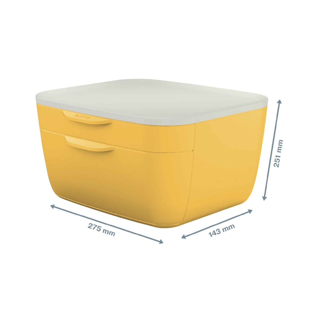 Leitz -  53570019 bureaulade-organizer Polystyreen (PS) Wit, Geel