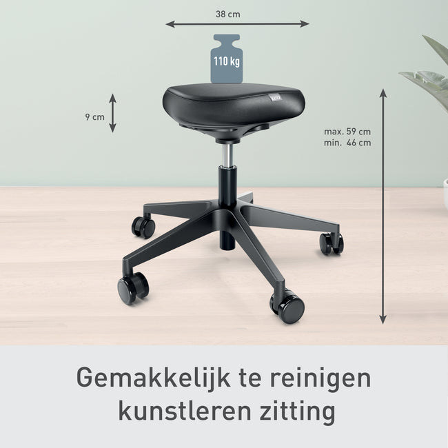 Leitz -  65780095 bureau- en computerstoel Gecapitonneerde zitting