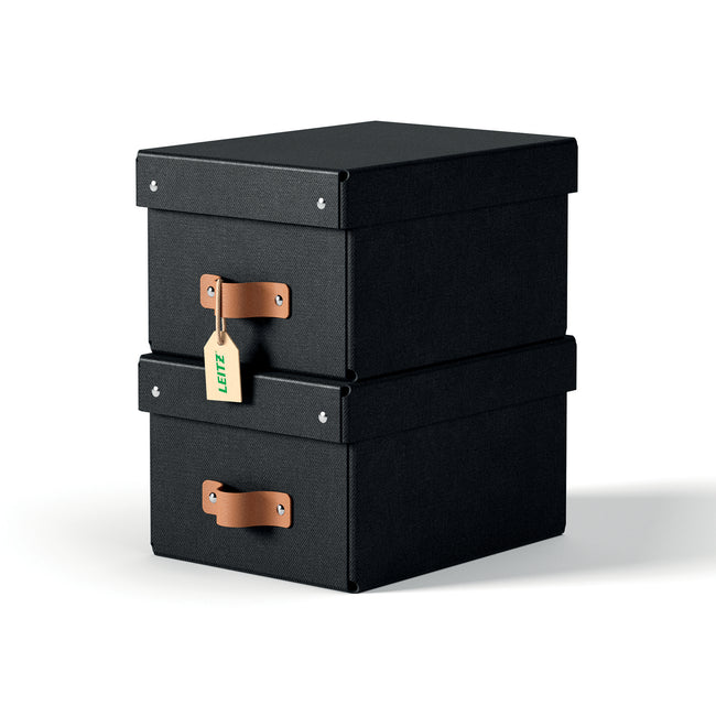 Leitz -  Opbergdoos  puro deksel 7 liter set van 2 zw