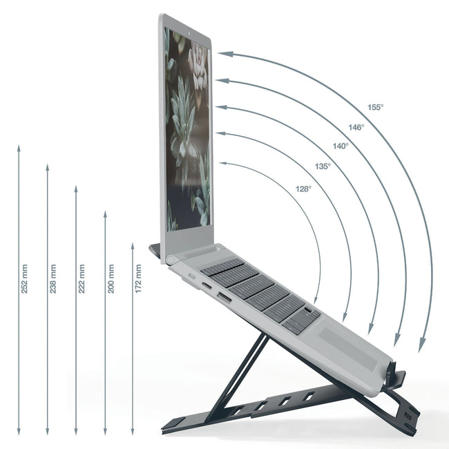 Leitz -  63460089 laptopstandaard Laptop tabletarm Donkergrijs 43,2 cm (17)