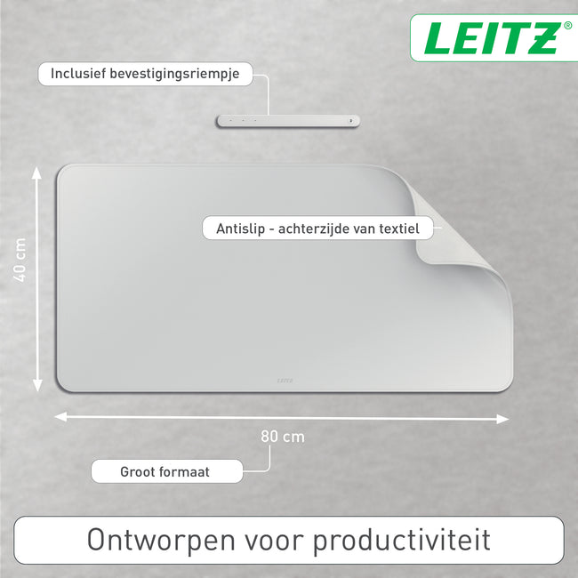 Leitz -  53820085 bureaulegger Polyvinyl chloride (PVC) Grijs