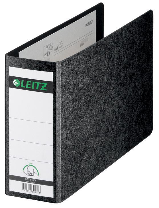 Leitz -  Ordner  1076 180° 77mm karton a5 zw