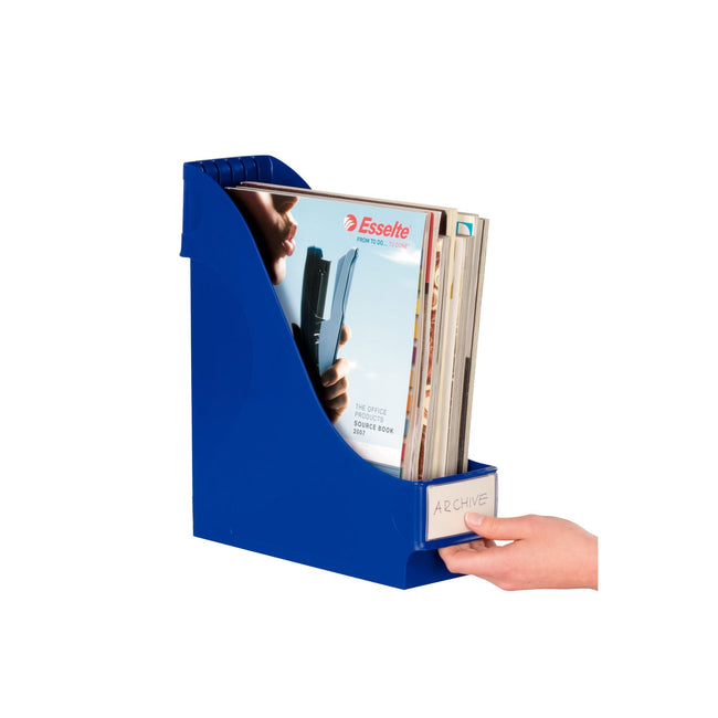 Leitz -  Magazine File, Blue lectuurbak Blauw