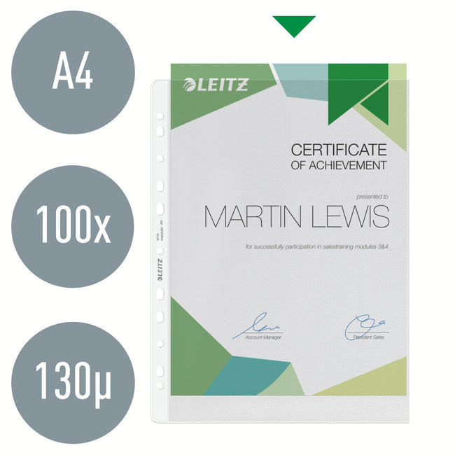 Leitz -  47100003 sheet protector A4 Polypropyleen (PP)