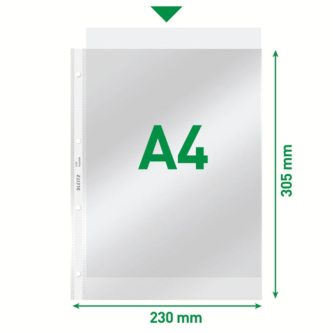 Leitz -  Showtas  standaard 4-gaats pvc a4 glashelder