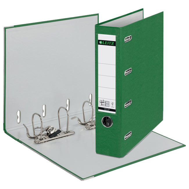 Leitz -  Ordner  a4 80mm pp bank 2mech groen | 5 stuks