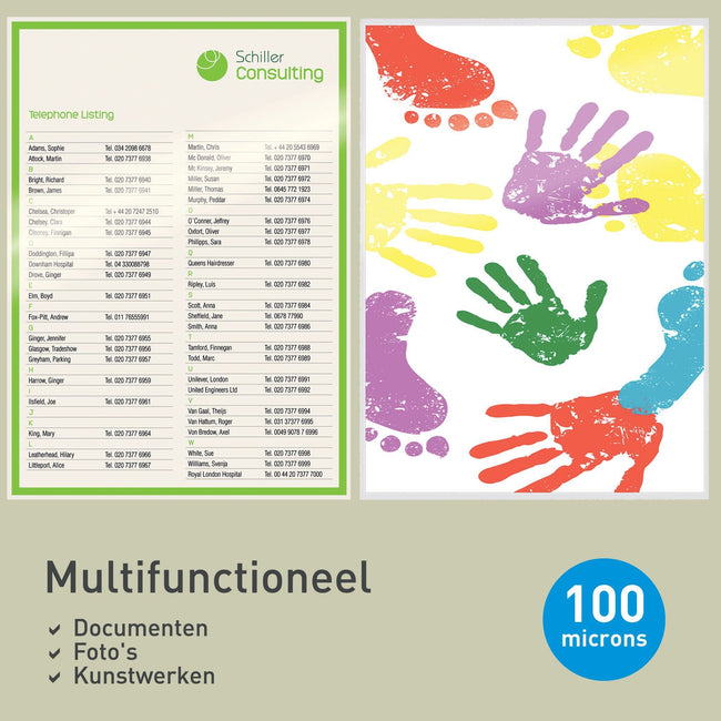 Leitz -  Lamineerhoes  ilam a3 2x100micron | 5 stuks