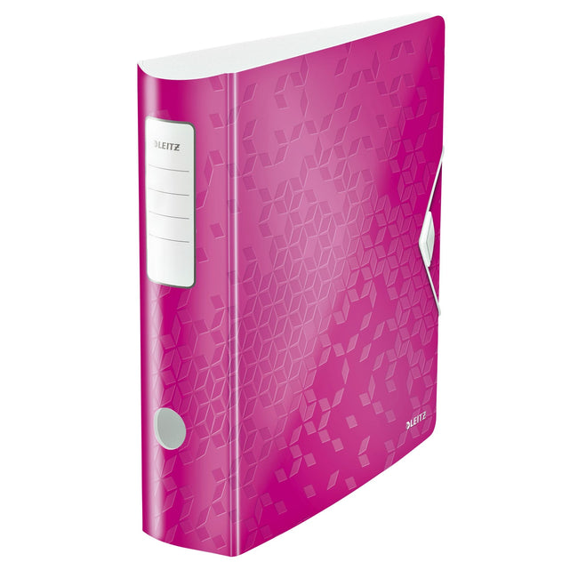 Leitz -  Ordner  wow active 180° 80mm pp a4 roze | 10 stuks