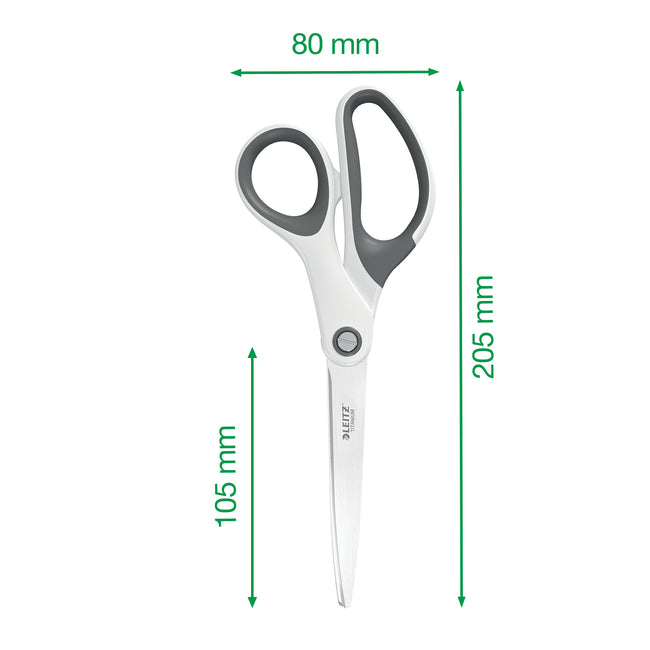 Leitz -  Schaar  wow 205mm titanium wit | 5 stuks