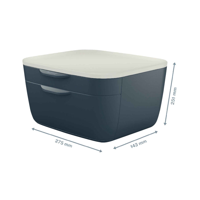 Leitz -  Ladenblok  cosy 2 laden grijs | 72 stuks
