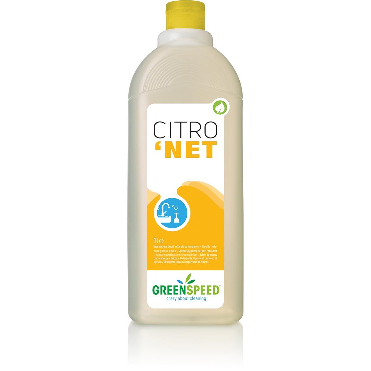 Greenspeed -  Citronet handafwasmiddel, fles van 1 l