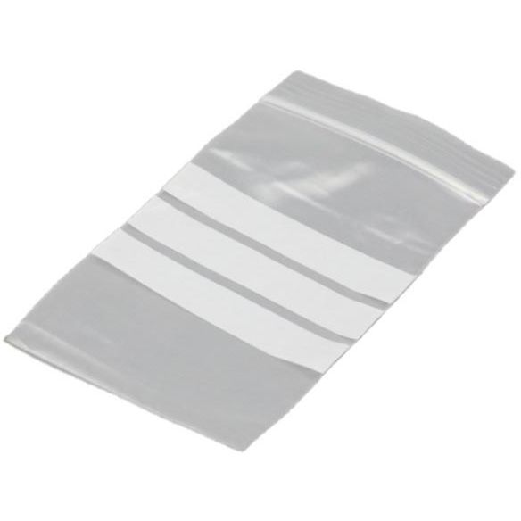 Zonder merk -  gripsealzakjes, ft 230 x 320 mm, 50 micron, met schrijfvlak en ophanggat, doos van 1000 stuks