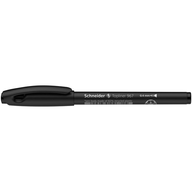 Schneider -  Fineliner 967 0.4mm zwart | 10 stuks