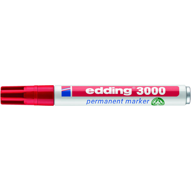 Edding -  Viltstift  3000 rond 1.5-3mm rood
