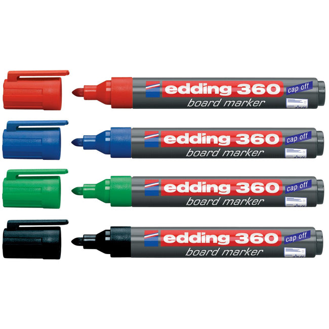 Edding -  Whiteboardmarker  360 rond 1.5-3mm ass