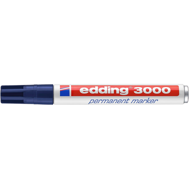 Edding -  Viltstift  3000 rond 1.5-3mm staalblauw | 10 stuks
