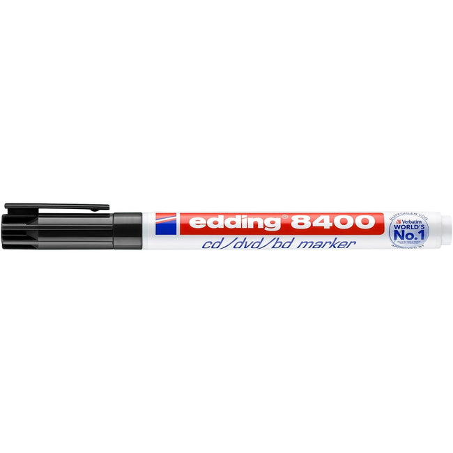 Edding -  Cd marker  8400 rond 0.5-1mm zwart | 10 stuks