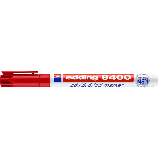 Edding -  Cd marker  8400 rond 0.5-1mm rood