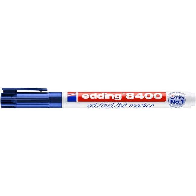 Edding -  Cd marker  8400 rond 0.5-1mm blauw