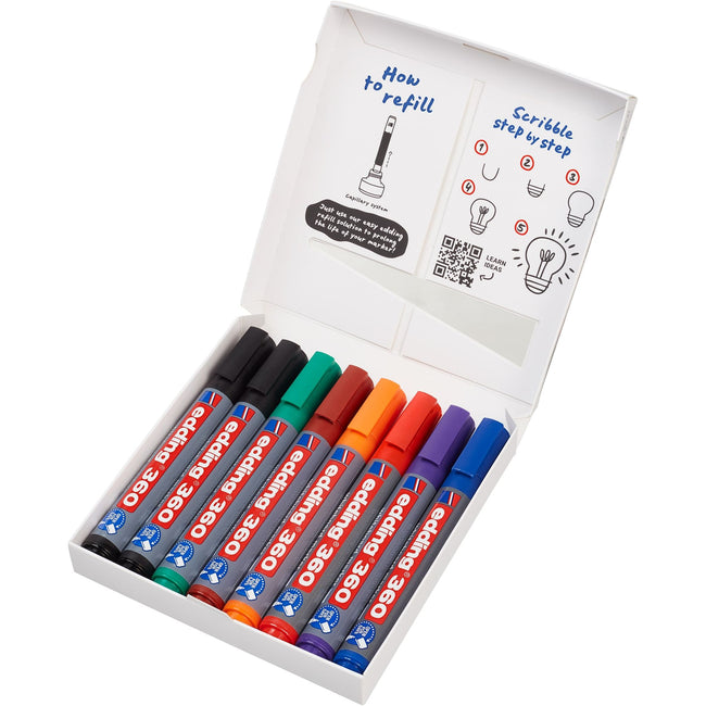 Edding -  Whiteboardmarker  360 rond 1.5-3mm ass